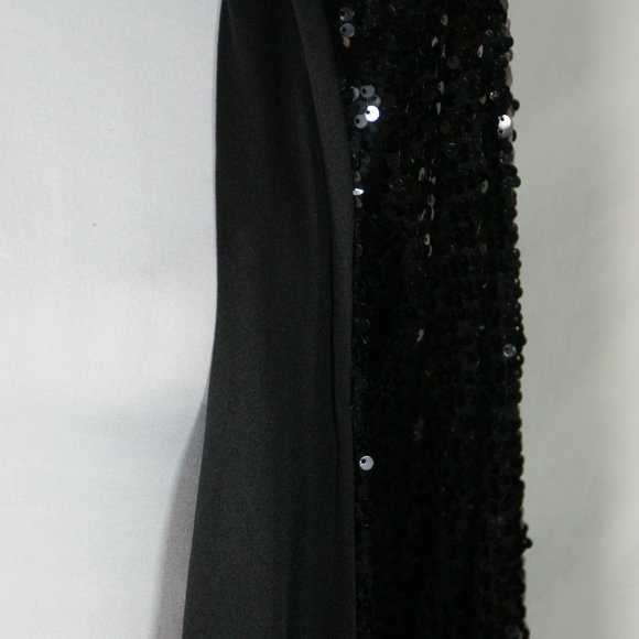 Loila Sequin Covered Open Front Cardigan Women's Small Lined Long Sleeve Evening - Picture 15 of 15